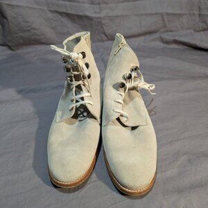 PERTINI Handmade in Spain ALL LEATHER Low heel Boss-Lady Minimalist Boot Sz 40